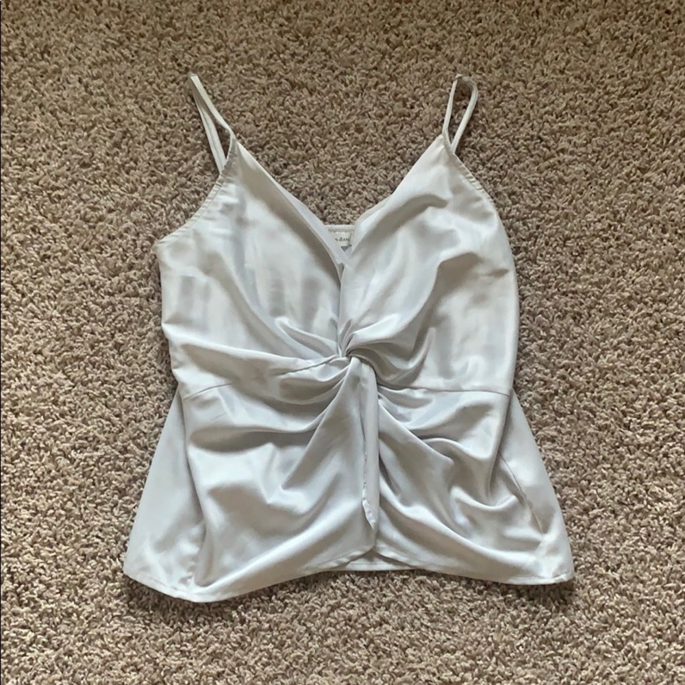 Silk tank top